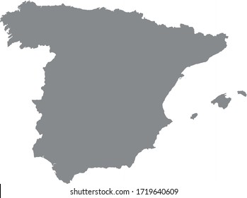 vector illustration of Spain map
