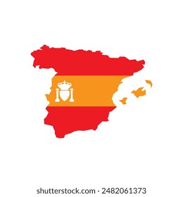 vector illustration of Spain map