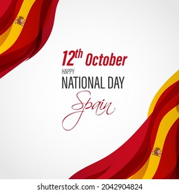 vector illustration for Spain National day-12 October