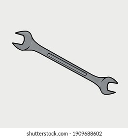 Vector illustration of a spanner