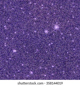 Vector Illustration of Sparkle Seamless PAttern for Design, Website, Background, Banner. Shine glitter Luxury texture Template. Glamour Violet