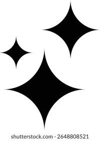 Ilustração de Vetor de Brilho, Conjunto de Ícones de Estrela de Brilho