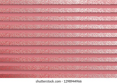 Vector illustration of Sparkles and stripes on a pink background