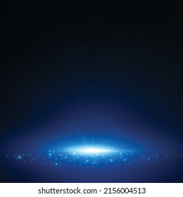 Vector illustration of sparkling light. laser light vector