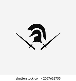 Vector illustration of spartan icon