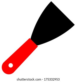 vector illustration of  spatula