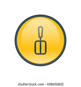 Vector illustration of spatula icon