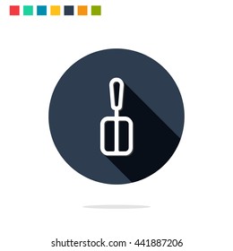 Vector illustration of spatula icon
