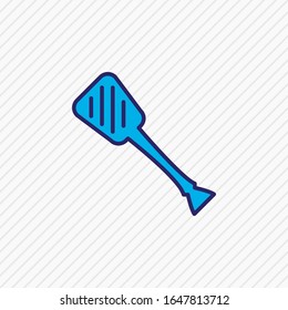 Vector illustration of spatula icon colored line. Beautiful utensil element also can be used as turner icon element.
