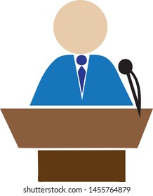 Vector illustration of a speaker icon