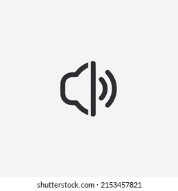 Vector illustration of speaker icon