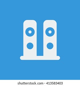 Vector illustration of speakers icon. Premium quality web icon