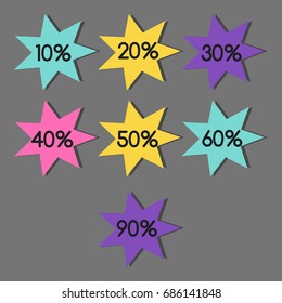 Vector illustration special offer big sale flayer card template special spring discount promotion poster.
