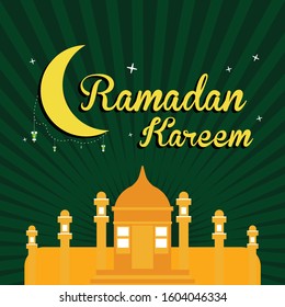 vector illustration special ramadan kareem background