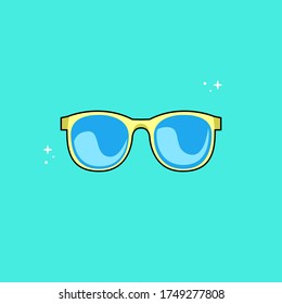 vector illustration of a  spectacles is perfect for banner, poster, sticker