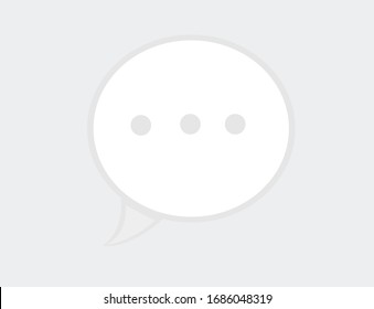 Vector illustration of Speech Balloon emoji