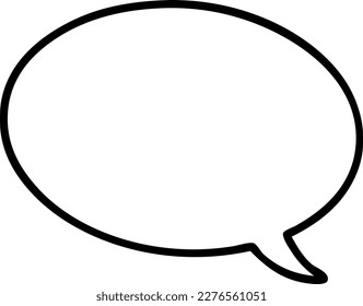 Vector illustration of speech bubble