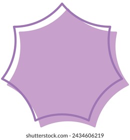 Ilustración vectorial de Speech bubbles 6 [línea y relleno (púrpura)]