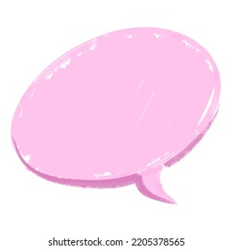 vector illustration Speech Bubbles Hand Drawn