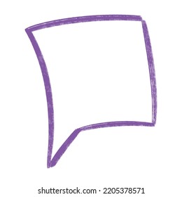 vector illustration Speech Bubbles Hand Drawn