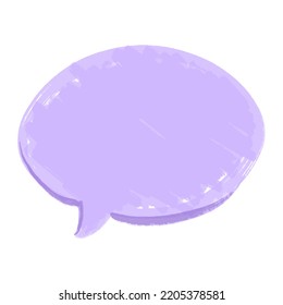 vector illustration Speech Bubbles Hand Drawn