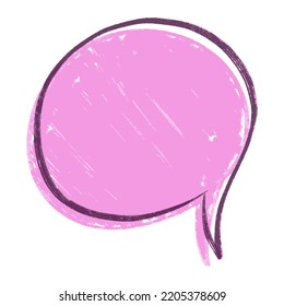 ilustración vectorial Speech Bubbles Hand Drake