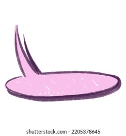 vector illustration Speech Bubbles Hand Drawn