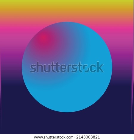 vector illustration of spherical shape on abstract background. can used for wall decor, web, banner, poster