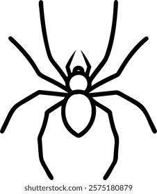 Vector Illustration of a Spider