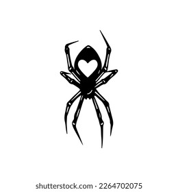  vector illustration of spider symbol