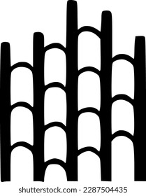 vector illustration of spider web icon