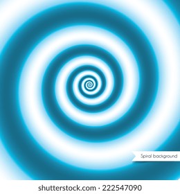 Vector illustration of spiral abstract background