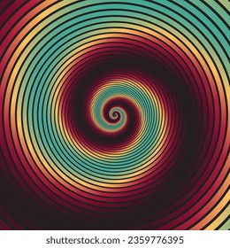 vector illustration of a spiral background