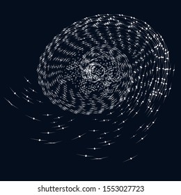 Vector illustration of spiral Galaxy