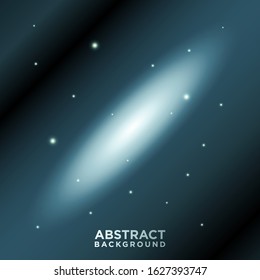 Vector illustration of spiral galaxy with stars. Can be used on flyers, banners, web and other projects.