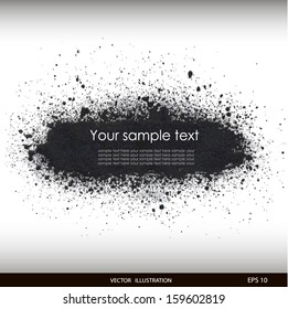 Vector illustration of Splash banner