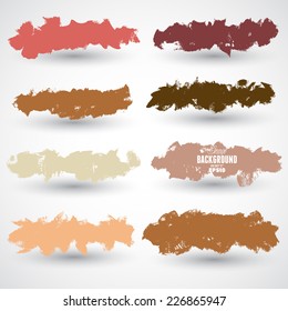 Vector illustration of Splash banners set