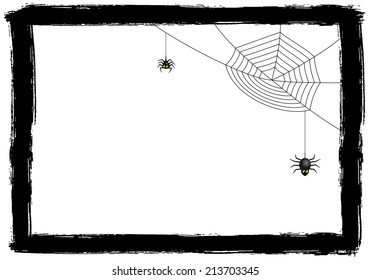 vector illustration of a spooky halloween background