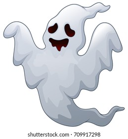 Spooky Halloween Ghost Stock Illustration 709917439 | Shutterstock