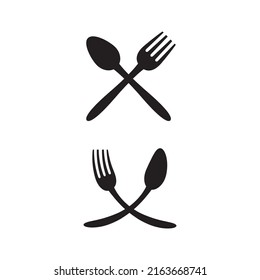 Vector illustration of spoon and cutlery for icons, symbols or logos. suitable for restaurant logos, cafes and other places to eat