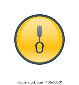 Vector illustration of spoon icon