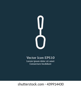 Vector illustration of spoon icon