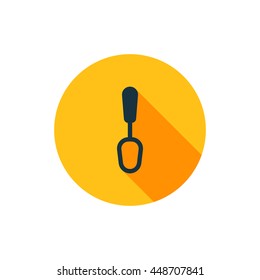 Vector illustration of spoon icon