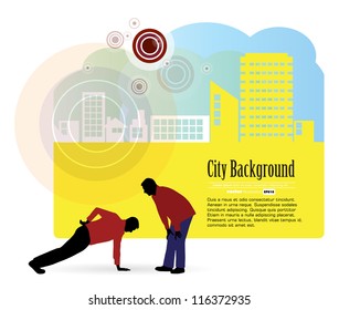 vector illustration of sport