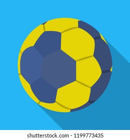 Vector illustration of sport and ball symbol. Set of sport and athletic stock symbol for web.