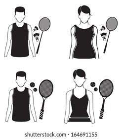 vector illustration of 	sport icon set