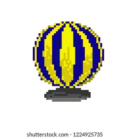 vector illustration of sport in pixel style