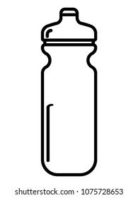 Vector illustration of a Sport Plastic Bottle