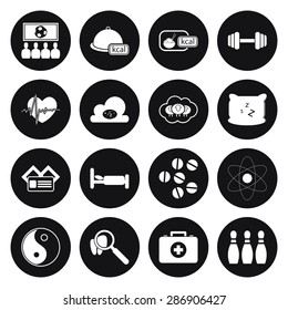 Vector illustration of sport set icon