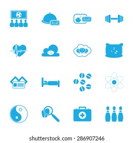 Vector illustration of sport set icon